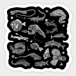 Biters of the deep Sticker